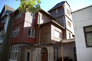 Peter Blei im Städtchen Schierke
