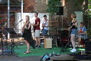 Die Nordh&auml;user Musikschule spielte heute f&uuml;r die Jugendkunstschule auf