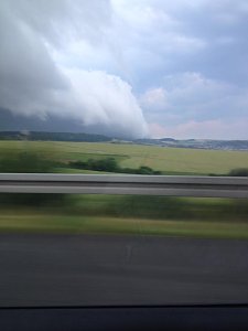 Unwetter &uuml;ber dem Landkreis
