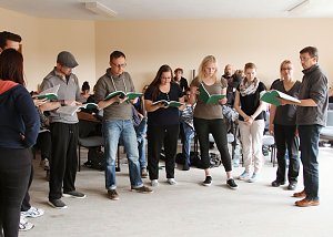 Ausschnitt aus den Proben zu "Robin Hood"