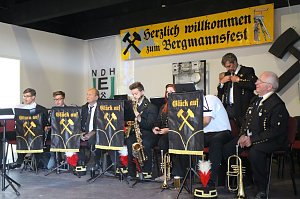 Zum Bergmannsfestes wurde in Sollstedt auch die neue Festhalle er&ouml;ffnet