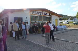 Zum Bergmannsfestes wurde in Sollstedt auch die neue Festhalle er&ouml;ffnet