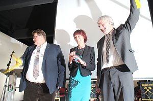 Zum Bergmannsfestes wurde in Sollstedt auch die neue Festhalle er&ouml;ffnet