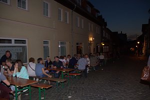 Paul Hagmeyer (7) versuchte sich im B&uuml;chsenwerfen.