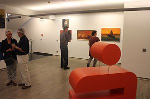 Ausstellungser&ouml;ffnung in der Nordh&auml;user Kreissparkasse