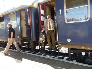 Lok-Spektakel im Bahnhof Nordhausen - zweimal eine "01"