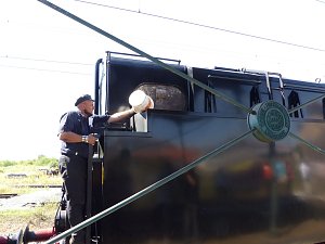 Lok-Spektakel im Bahnhof Nordhausen - zweimal eine "01"