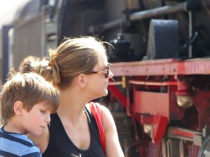 Lok-Spektakel im Bahnhof Nordhausen - zweimal eine "01"
