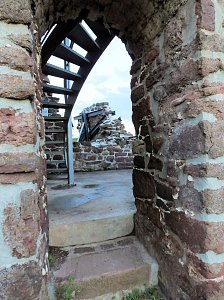 Zu Besuch auf der Burgruine Hohnstein