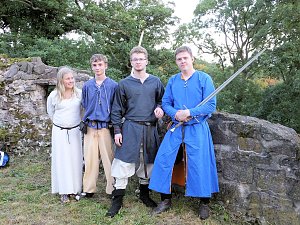Zu Besuch auf der Burgruine Hohnstein