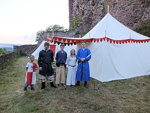 Zu Besuch auf der Burgruine Hohnstein