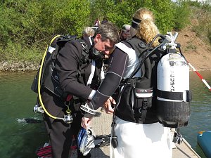Trauung unter Wasser