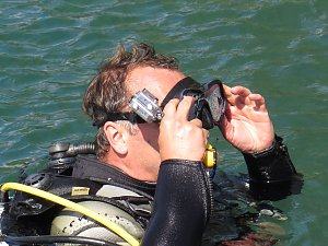 Trauung unter Wasser