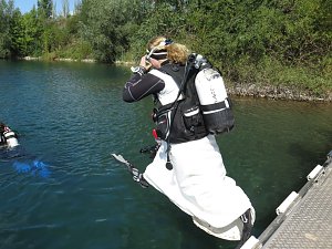 Trauung unter Wasser