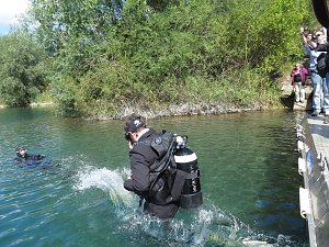 Trauung unter Wasser