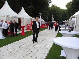 Matthias Siebert bei Bundespr&auml;sidenten