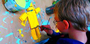 Kunstaktion an der Grundschule Bertold Brecht