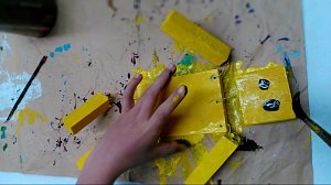 Kunstaktion an der Grundschule Bertold Brecht