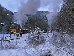 Besuch an der Eisfelder Talm&uuml;hle