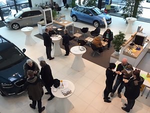 Skoda-Buffet in der Autowelt