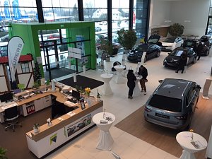 Skoda-Buffet in der Autowelt