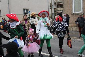 N&auml;rrinnen und Narren trotzen Wetter (1)