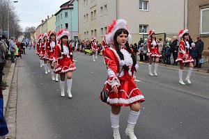 N&auml;rrinnen und Narren trotzen Wetter (1)
