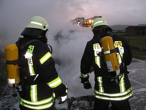 Auto brannte aus