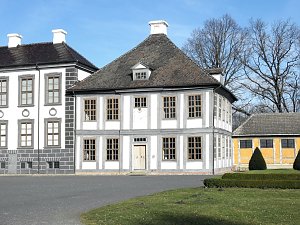 Peter Blei zu Besuch auf Schloss Oranienbaum