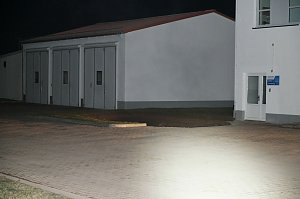 Erdfall auf dem Katastrophenschutzgel&auml;nde