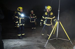 Erdfall auf dem Katastrophenschutzgel&auml;nde