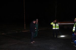 Erdfall auf dem Katastrophenschutzgel&auml;nde