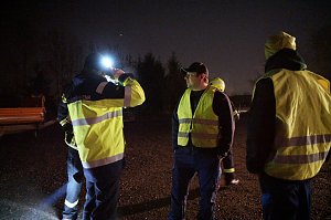 Erdfall auf dem Katastrophenschutzgel&auml;nde