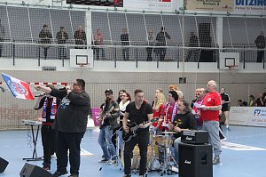 Der Th&uuml;ringer Handballclub gegen Rostov-Don in der Wiedigsburghalle Nordhausen