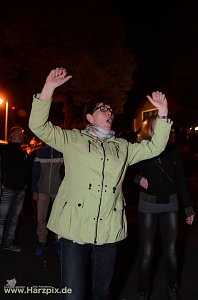 Maisprung im Gehege