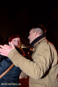 Maisprung im Gehege