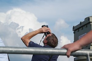 Die Sprengung einer Bombe