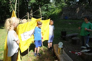 Proben auf dem Burgberg - am Samstag ist es soweit - Ritter Rost feiert auf dem Ilfelder Burgberg Geburtstag