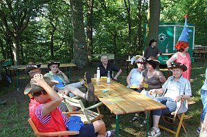 Proben auf dem Burgberg - am Samstag ist es soweit - Ritter Rost feiert auf dem Ilfelder Burgberg Geburtstag