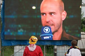 Erstes Public Viewing in Nordhausen