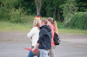 Erstes Public Viewing in Nordhausen