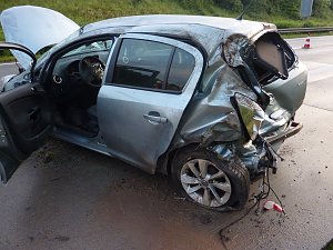 Unfall auf der Autobahn