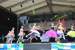 Das Tanzstudio Radeva gab auf dem Rolandsfest die Highlights ihres Repertoires zum Besten