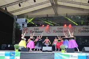 Das Tanzstudio Radeva gab auf dem Rolandsfest die Highlights ihres Repertoires zum Besten