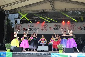 Das Tanzstudio Radeva gab auf dem Rolandsfest die Highlights ihres Repertoires zum Besten