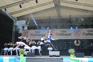 Das Tanzstudio Radeva gab auf dem Rolandsfest die Highlights ihres Repertoires zum Besten