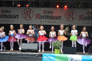 Das Tanzstudio Radeva gab auf dem Rolandsfest die Highlights ihres Repertoires zum Besten