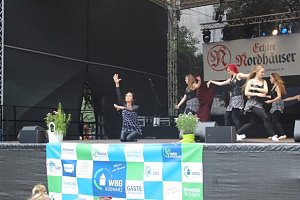 Das Tanzstudio Radeva gab auf dem Rolandsfest die Highlights ihres Repertoires zum Besten