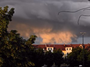 Gewitter über Nordhausen