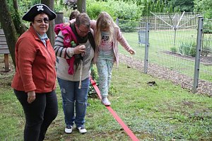 Jede Menge Aktionen und viele fr&ouml;hliche Kinder auf dem Sommerfest des Nordh&auml;user Familienzentrums